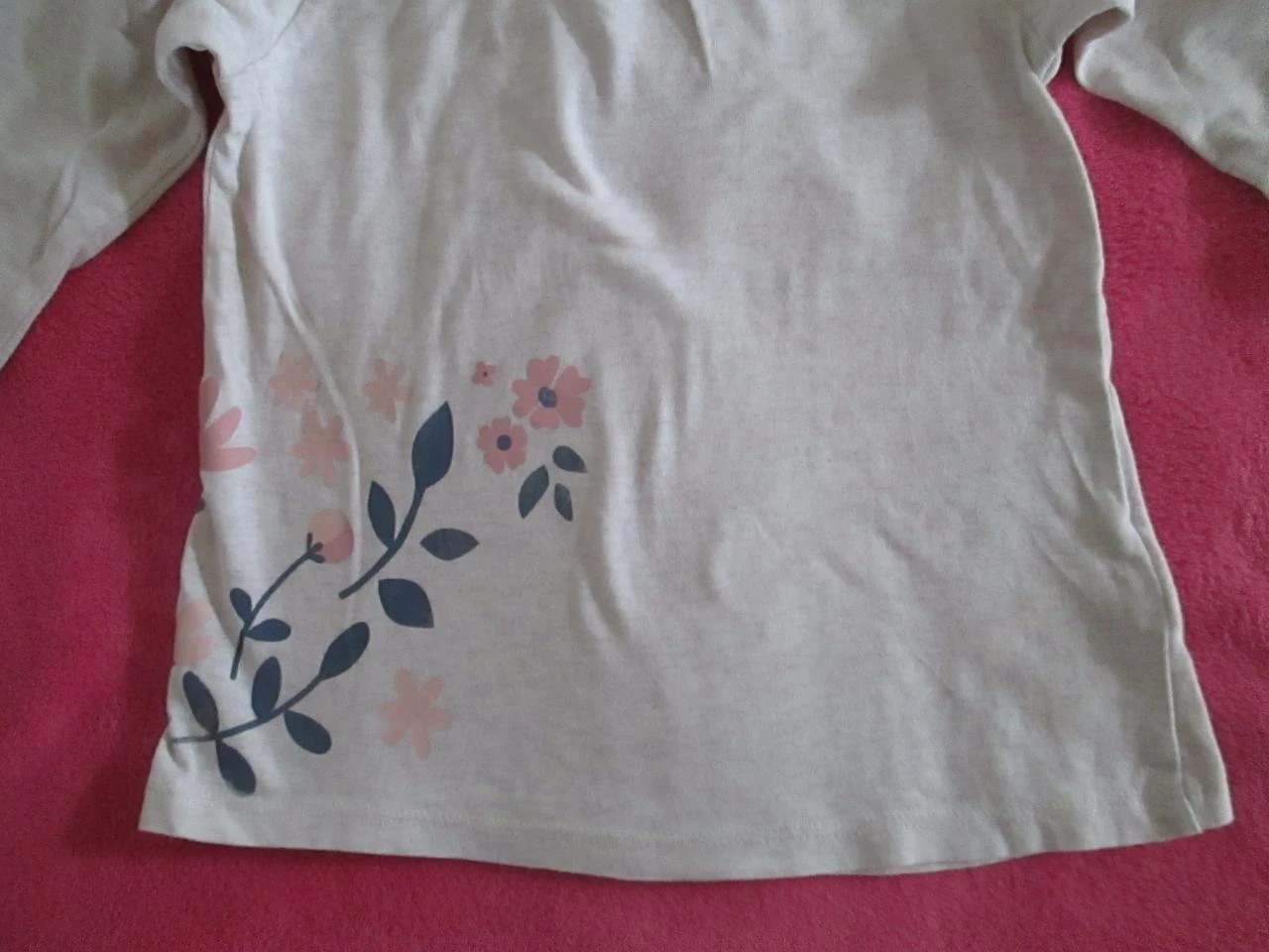 Tee-shirt manches longues écru – photo 2
